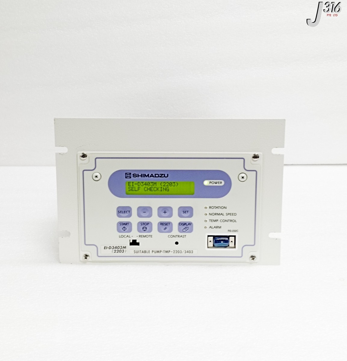 29290 SHIMADZU TURBOMOLECULAR PUMP POWER UNIT FOR TMP-2203/3403 EI
