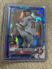 2021 Bowman Chrome Sapphire Jordan Balazovic #BCP-61 Twins