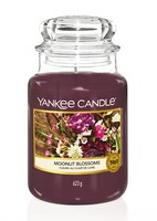Yankee Candle Duftkerze Im Glas (Groß) Moonlit Blossoms - Brenndauer Bis 150 H