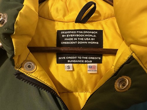 Nuovo parka piumino classico CRESCENT DOWN WORKS x EVERYBODY WORLD taglia Sundance 2019 - Foto 8 di 9
