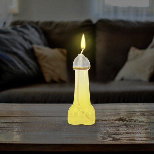 Transparent Glass Oil Lamp Decorative Refillable Oil Candles Home Decoration - Picture 5 of 10