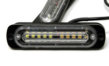 4 Pack Amber White 10led Strobe Lights Bar Emergency Flashers 4 Pack Amber White 10led Strobe Lights Bar Emergency Flashers