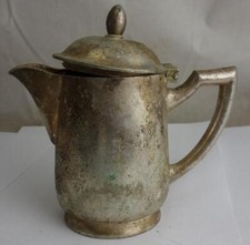 alte kleine Kanne Hotelsilber Monogramm R WMF #12
