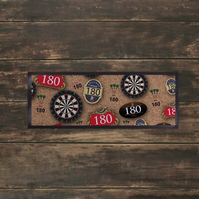 Darts Beer Label Bar Runner Dart Board Sport Competition Pub Club Party League