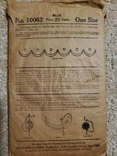 Standard Transfer Pattern 10062 April 1921 Scalloped Design For Embroidery