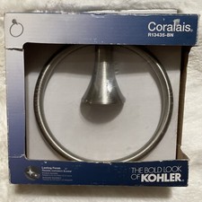 Kohler R13435-BN Vibrant Brushed Nickel Coralais Round Towel Ring