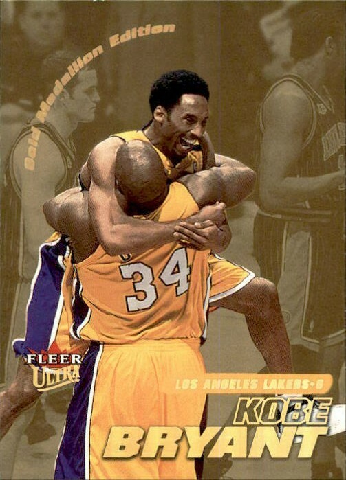 2000-01 Fleer Ultra Kobe Bryant HOF Gold Medallion Edition #10G Lakers