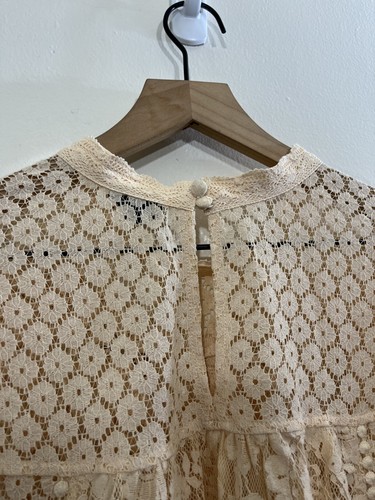 Romantic Victorian Inspired Whimsical Dainty Tunic Top 3 Plus Cottage Lace Poet - Picture 15 of 20