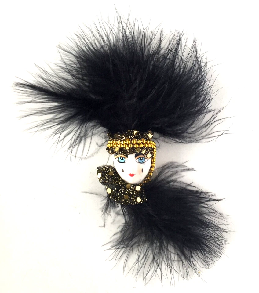 Mardi Gras Refrigerator Décor Magnets Masquerade Venetian Ornament party favor - Image 3 of 4