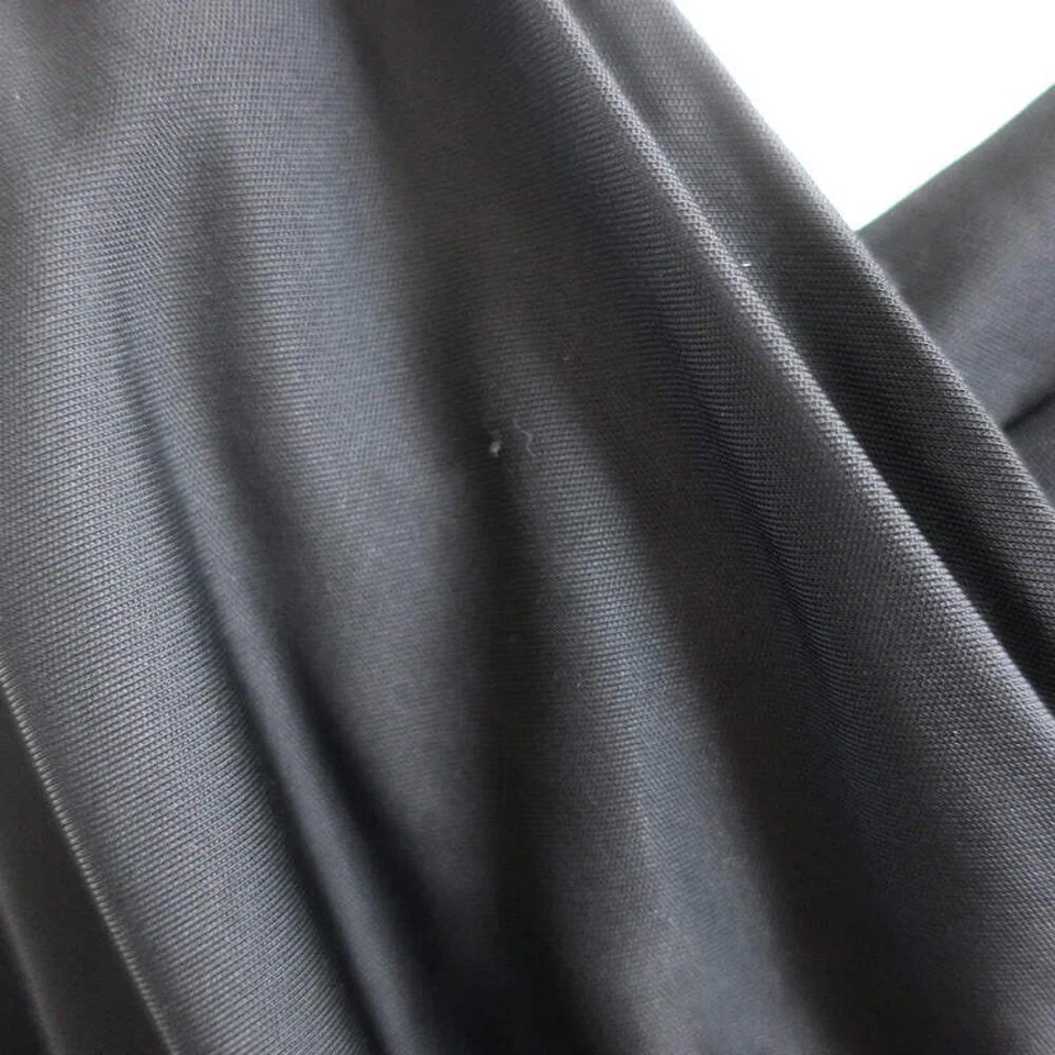 Alexander McQueen Draped Jersey Dress Black Size 46 - Image 2 of 4