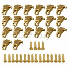 20 x Golden Copper Electric Guitar Roller String Trees String Retainers
