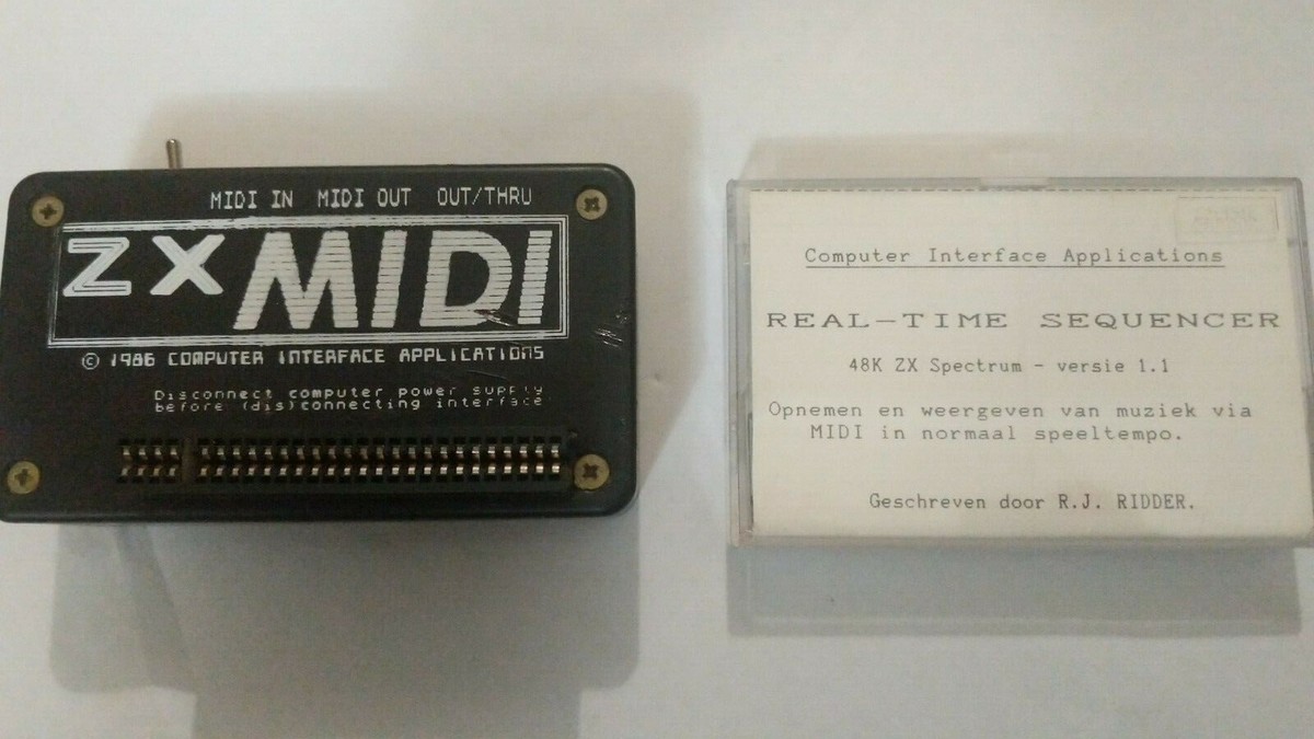 ZX Spectrum MIDI Computer Interface + Real Time Sequencer Ultra