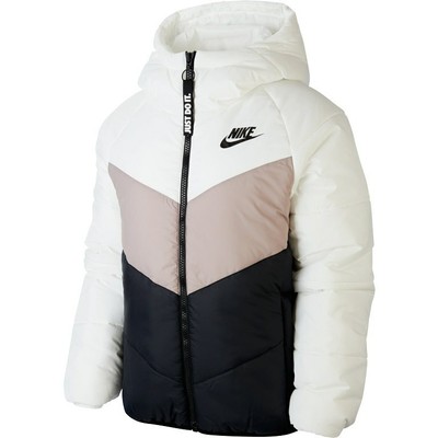 nike winter jacket white