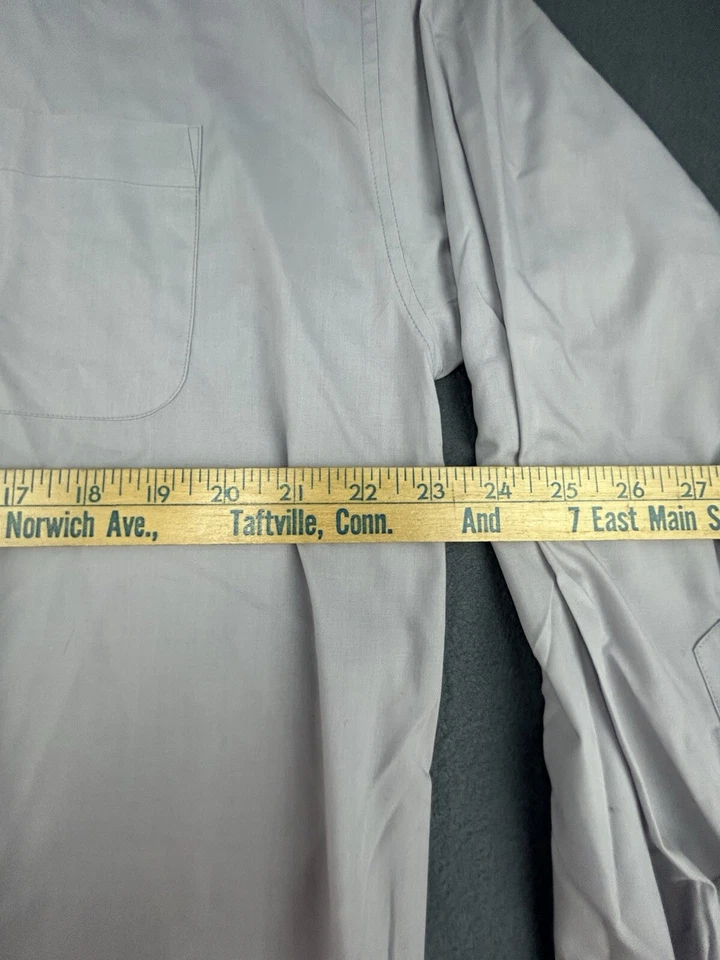 Vtg Alberto Celini Shirt Mens Large 16-16.5. White Metallic French Cuff 80s D - Image 3 of 4