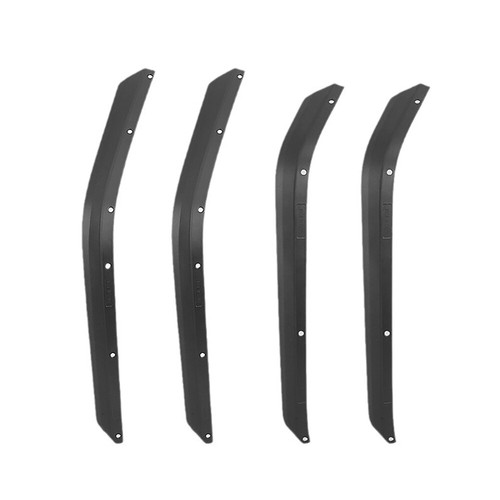 For Jeep Wrangler 2007-2017 JK Front and Rear Fenders Flares Extension Set of 4 - Picture 4 of 8