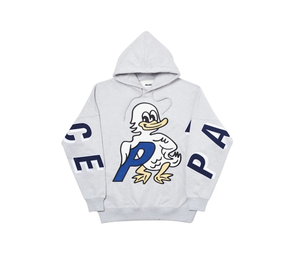 Palace Skateboards Duck Out Hood Skateboards Quacked GREY Palace Skateboards Duck Out Hood Skateboards Quacked GREY