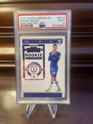 MASON MOUNT 2019 Chronicles Contenders Rookie Ticket RC PSA 9 💎💎