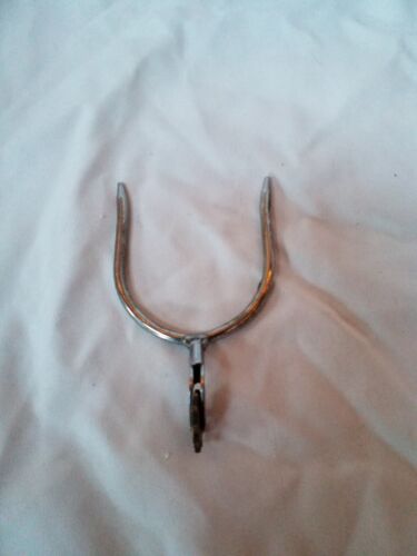 Einzelne Vintage Metallsporn Silberton/Messing 10 Punkt Reihe rustikales westliches Dekor - Bild 4 von 8