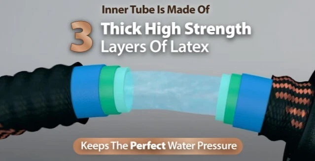 Pocket Hose Copper Bullet 7.5 / 15 &30M Expanding Garden w/Turbo Shot Nozzle - image 2 of 4