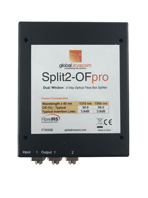 Global Invacom optical 2-way box splitter