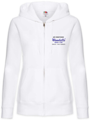 Wendell's Wash N Dry Damen Zipper Hoodie Fiona Gallagher Shameless Waschsalon