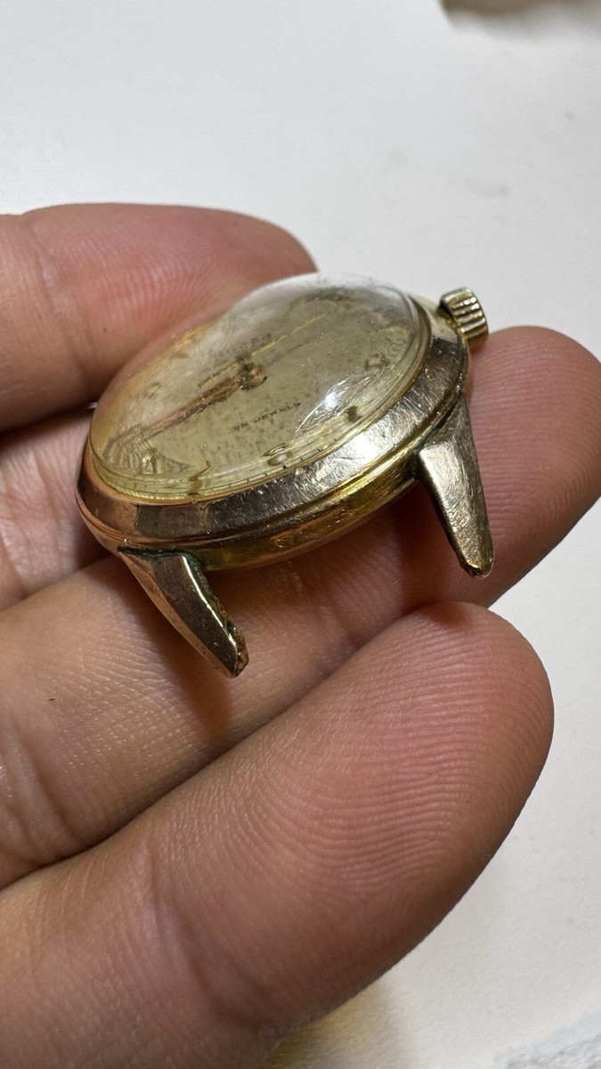 Vintage Buren Grand Prix Shock Protected 33MM Gold Filled