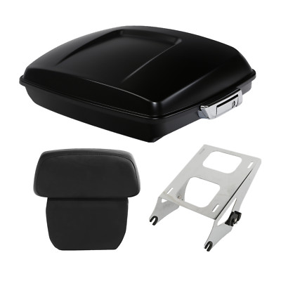 Razor Trunk Backrest Mount Rack For Harley Electra Road Glide 14-24 Black Denim