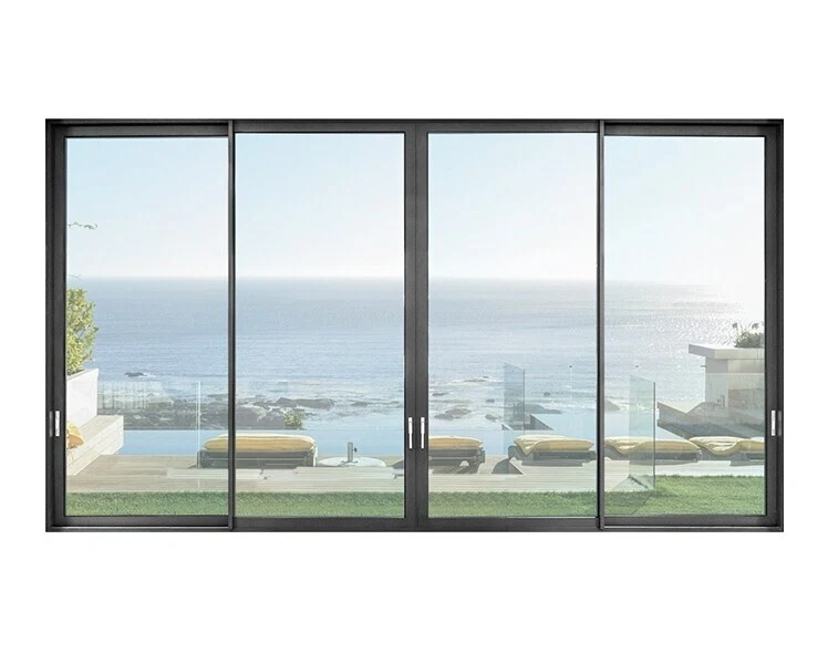 Puerta de vidrio de aluminio puertas en el hogar