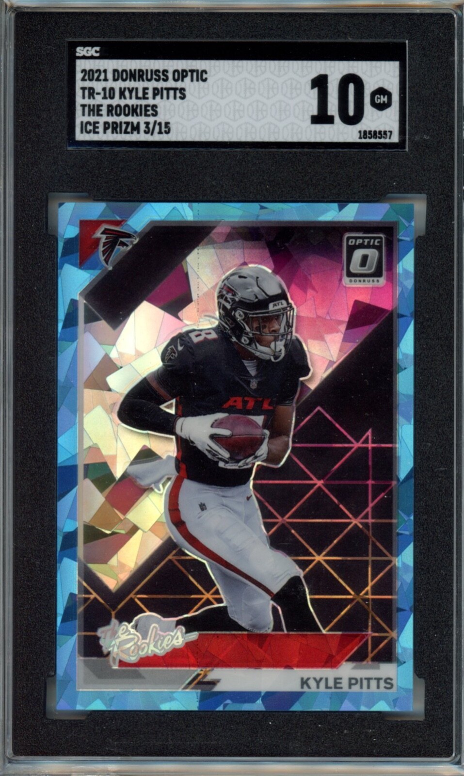 Kyle Pitts Panini Donruss Optic the Rookies #TR10 Ice