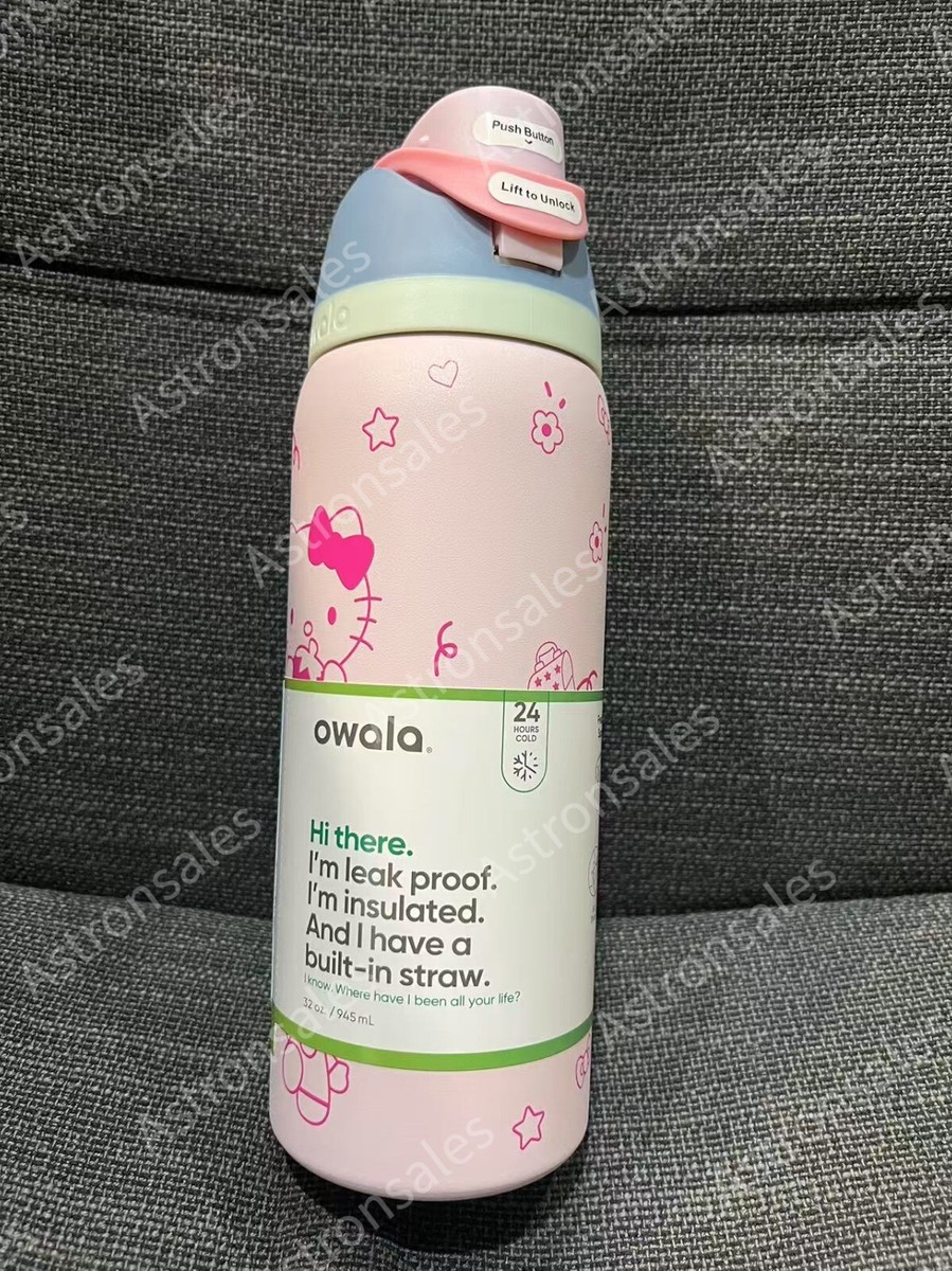 Owala x Hello Kitty Bows 32 oz Freesip Urban Outfitters Exclusive