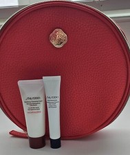Limited Edition Shiseido Pouch Makeup Red Faux Leather Shiseido SKINCARE