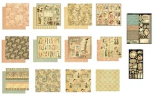 Graphic 45 Ladies' Diary Collection 12 x 12 Cardstock PICK Tea Beauty Fashion 
