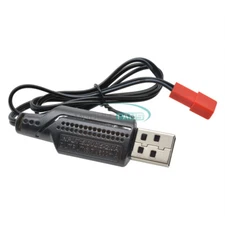 1S Lipo Li-ion Battery USB Cable Charger 3.7V 500mA Output Red JST Female Head