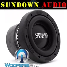 OPEN BOX SUNDOWN AUDIO X-6.5SW V.2 300W RMS 6.5" SINGLE 4-OHM SUBWOOFER
