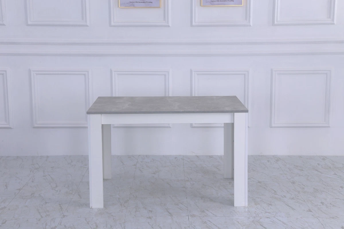 Rectangle concrete 2024 dining table