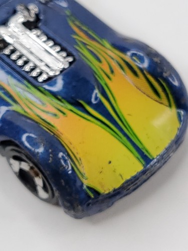 1999 Hot Wheels 1/64 Blue Flames Diecast Turbolence Car Vintage Cake Kids Topper - Bild 16 von 19