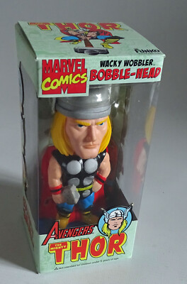 Marvel Comics Bobble Head - Marvel Avengers Thor Wackelkopf 15 cm Funko 5+ Neu