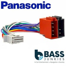 Panasonic CQ-RD143 N Model 16 Pin Car Stereo Radio ISO Wiring Harness Lead