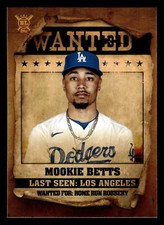 2021 Topps Big League - Wanted - #WT-2 Mookie Betts - Los Angeles Dodgers