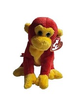 Rare Vintage Ty Beanie - Chopstick - the Monkey born 1-22,2003(6.5") New-MINT L7