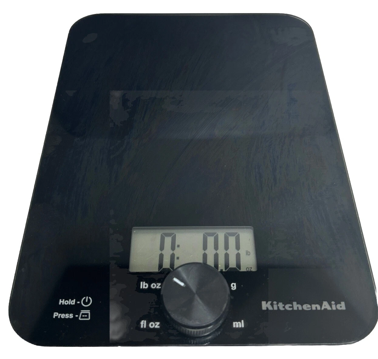 🔥KitchenAid 11lb Digital Glass Top Kitchen and Food Scale Measures Liquid VGC
