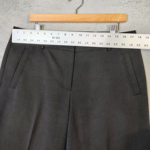 Long Tall Sally Dress Pants Women's 12 Black Wide Leg Trousers Classic Career - Picture 6 of 11
