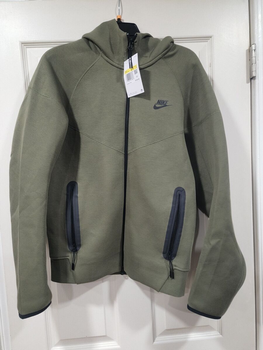 Nike Sportswear Tech Fleece Windrunner Medium Olive Green Nike Sportswear Tech Fleece Windrunner Medium Olive Green