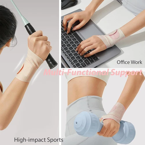 Ultra-Thin Wrist Brace Support for Carpal Tunnel, Pain Relief Arthritis Fitness - Bild 13 von 22
