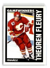 1991-Pinnacle -#358-Theoren Fleury  GW-Calgary Flames