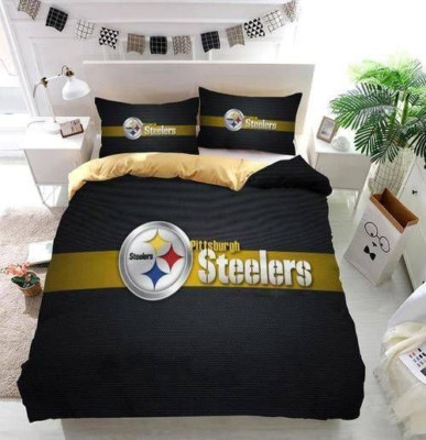 Pittsburgh Steelers Football Team Duvet Cover Set (4pcs)