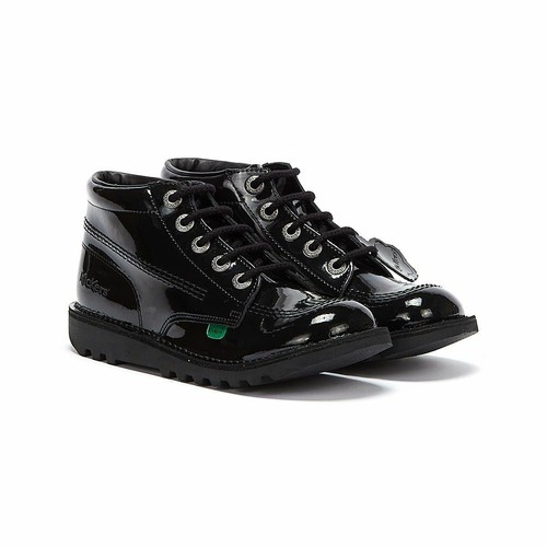 Boys Girls Kickers Youth Kick Hi Patent 