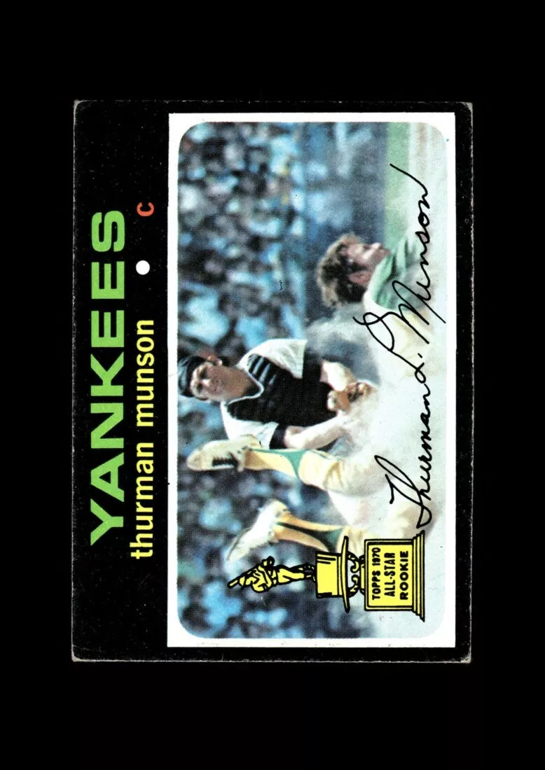 Thurman Munson trading card