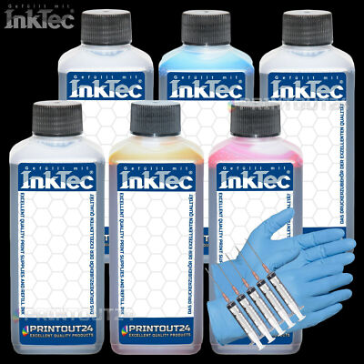 6x1L InkTec  Tinte ink für Canon imagePROGRAF iPF500 iPF510 iPF600 iPF605 iPF610