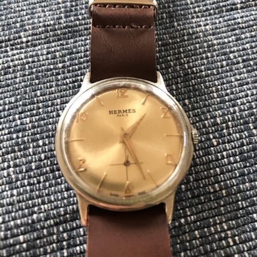 Reloj Pulsera Antiguo Vintage Reloj 50s Hermes mano herida Vintage | eBay